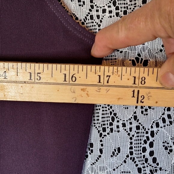 2 piece top set  grape purple swirls - Picture 8 of 9